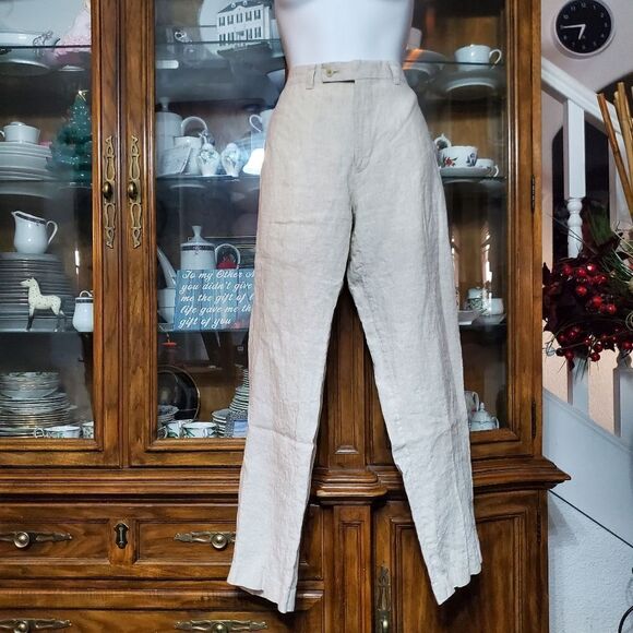 Calvin Klein 100% linen pants - Picture 1 of 5
